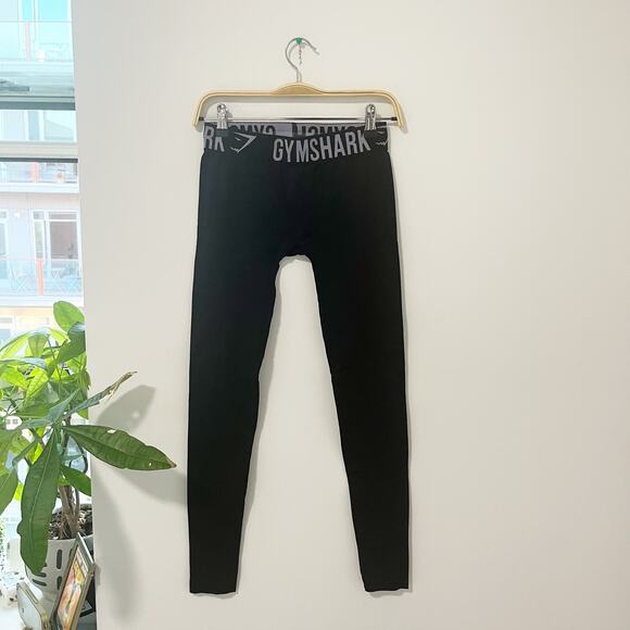 Gymshark Black Seamless Workout Leggings - Picture 1 of 4